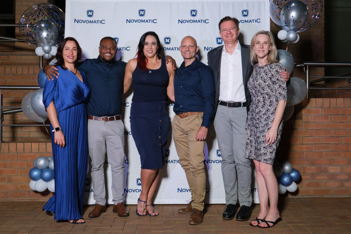 From Left to Right : Sonya Nikolova, Terrence Mushwana, Elana Weitz, Deon Valkenborgh, Alexander Merwald and Muriel Loftie Eaton